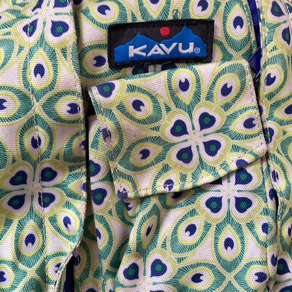 KAVU peacock feather bag, gently used! - Picture 2 of 5